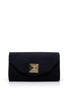 Sorento Secret Garden Soft Touch Brooch Clutch Bag, Navy