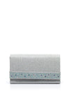 Sorento Westgrove Embellished Clutch Bag, Silver
