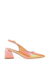 Sorento Dromhall Pointed Toe Sling Back Low Heels, Mango