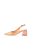 Sorento Dromhall Pointed Toe Sling Back Low Heels, Mango