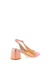 Sorento Dromhall Pointed Toe Sling Back Low Heels, Mango