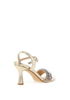 Sorento Glin Diamante Open Toe Heeled Sandals, Gold