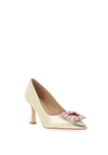 Sorento Lady Gregory Metallic Court Heels, Gold