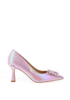 Sorento Lady Gregory Metallic Court Heels, Lilac