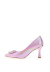 Sorento Lady Gregory Metallic Court Heels, Lilac