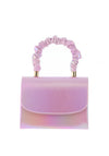 Sorento Lady Gregory Pebbled Iridescent Grab Bag, Lilac