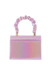 Sorento Lady Gregory Pebbled Iridescent Grab Bag, Lilac