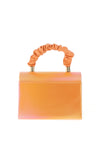 Sorento Lady Gregory Pebbled Iridescent Grab Bag, Mango