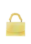 Sorento Shelbourne Pebbled Iridescent Grab Bag, Yellow