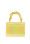 Sorento Shelbourne Pebbled Iridescent Grab Bag, Yellow