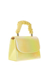 Sorento Shelbourne Pebbled Iridescent Grab Bag, Yellow