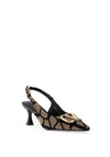Sorento Peterstone Brooch Detail Heels, Black