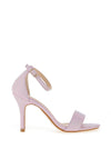 Sorento Screebe Reptile Metallic Heeled Sandals, Lilac