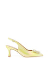 Sorento Shelbourne Embellished Shimmer Heels, Yellow
