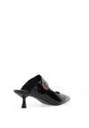 Sorento Sofitel Kitten Heel Mules, Black