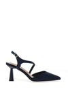 Sorento Darver Jewelled High Heels, Navy