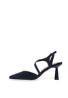 Sorento Darver Jewelled High Heels, Navy