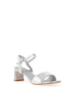 Sorento Sawyer Metallic Heeled Sandals, Silver