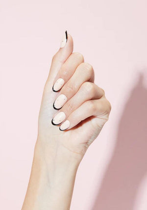 SoSu Salon Nails in Seconds Round 30 Pack, Black Magic