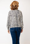 Soyaconcept Reptile Print Button Up Jacket, Beige