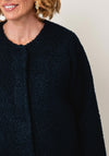 Soyaconcept Textured Snap Button Jacket, Navy