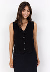 Soya Concept Kanita Sleeveless Waistcoat, Black