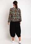Soyaconcept Marica Round Neck Floral Pattern Top, Green