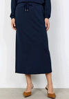 Soyaconcept Banu Jersey Pencil Midi Skirt, Navy