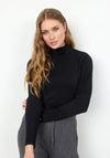 Soyaconcept Marica Roll Neck Top, Black