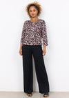 Soyaconcept Felicity Abstract Print Top, Wine Multi