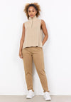 Soyaconcept Julia Knit Sleeveless Jumper, Camel