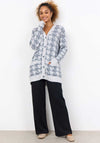 Soyaconcept Ine Houndstooth Cardigan, Grey