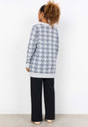 Soyaconcept Ine Houndstooth Cardigan, Grey