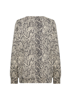 Soya Concept Violet V-Neck Blouse, Navy