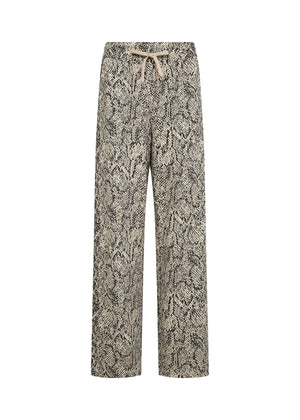 Soya Concept Violet Elasticated Trousers, Navy