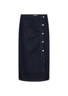 Soya Concept Kimberly Denim Midi Skirt, Navy