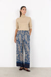 Soya Concept Valgerda Paisley Trousers, Blue