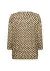 Soya Concept Felicity Abstract Blouse, Brown