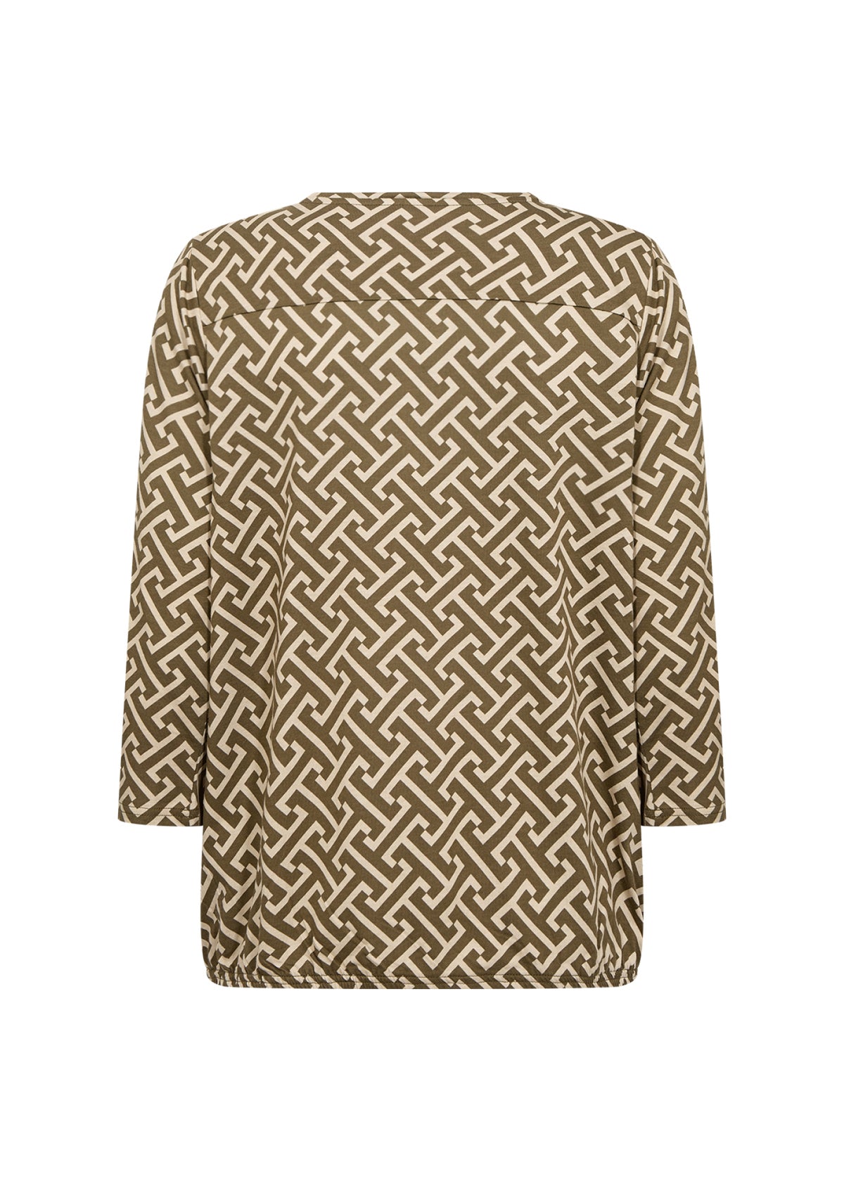 Soya Concept Felicity Abstract Blouse, Brown