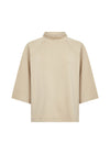 Soya Concept Banu Flare Sleeve Jumper, Beige