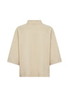 Soya Concept Banu Flare Sleeve Jumper, Beige