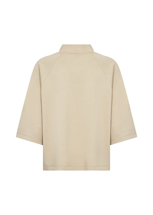 Soya Concept Banu Flare Sleeve Jumper, Beige