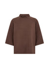 Soya Concept Banu Flare Sleeve Jumper, Brown