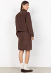 Soyaconcept Vensa Faux Suede Jacket, Brown