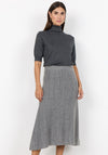 Soyaconcept Vida Knit Aline Mini Skirt, Grey