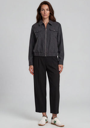 Soyaconcept Vagna Full Zip Jacket, Grey