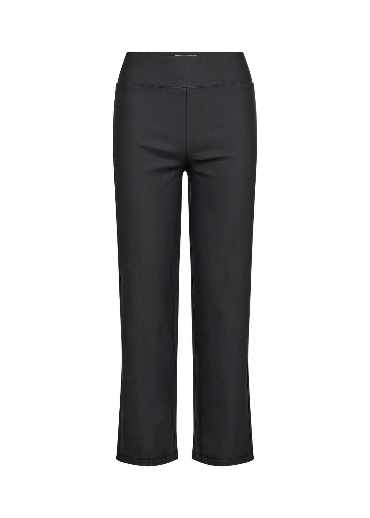 Soya Concept Pam Leather Trousers, Black