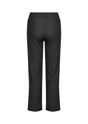 Soya Concept Pam Leather Trousers, Black