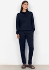 Soyaconcept Banu Funnel Neck Sweatshirt, Navy