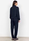 Soyaconcept Banu Funnel Neck Sweatshirt, Navy